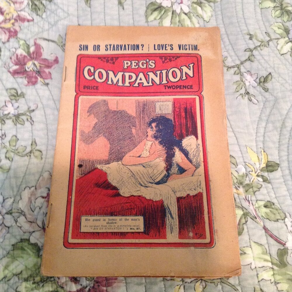 ORIGINAL Peg's Companion, May 2, 1922, Antique 1920s British Pulp Magazine